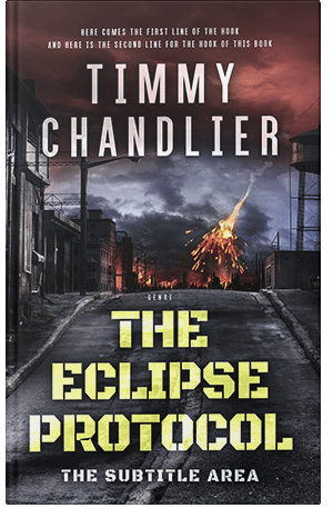 Pre Made Book Cover Thunder