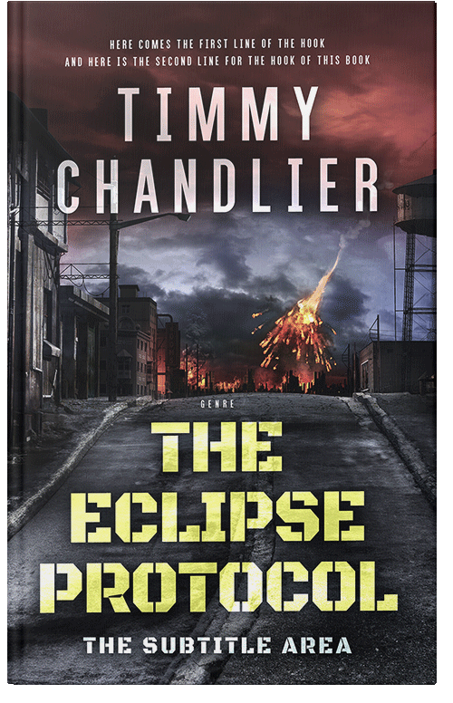 Front view of Premade Apocalyptica Book Cover - Thunder