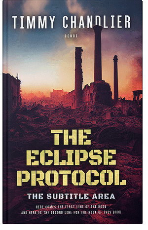 Pre Made Book Cover Brandy