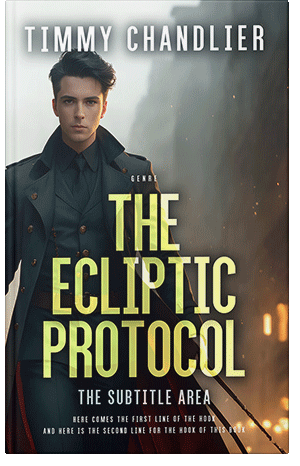 Premade Book Cover Shark