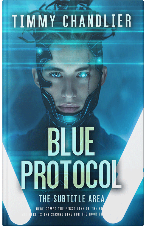 Front view of Premade Science Fiction Book Cover - Blumine