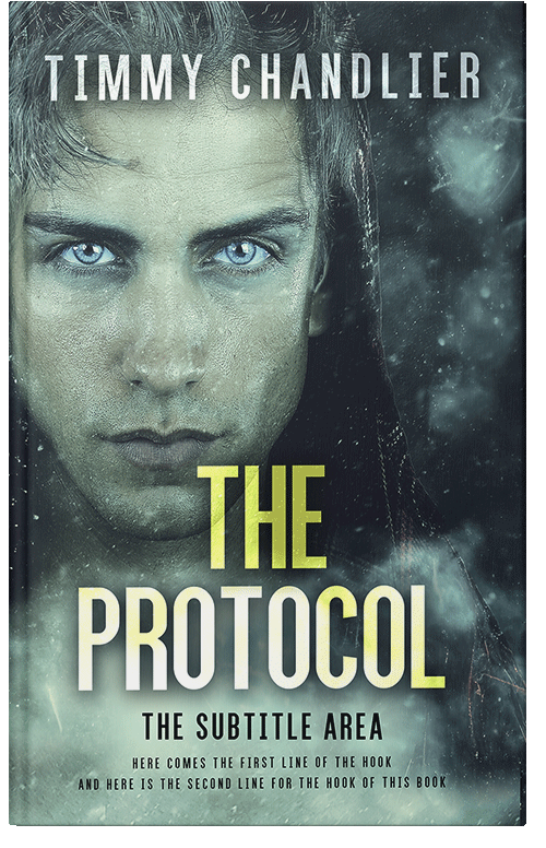 Front view of Premade Fantasy Book Cover - Outer Space