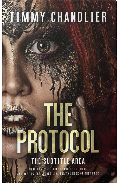 Front view of Premade Surreal Book Cover - Rodeo Dust