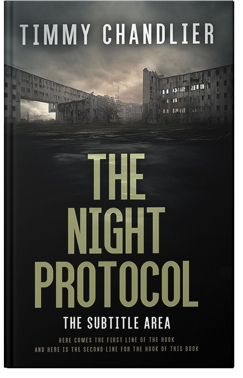 Front view of Premade Apocalyptica Book Cover - Tallow