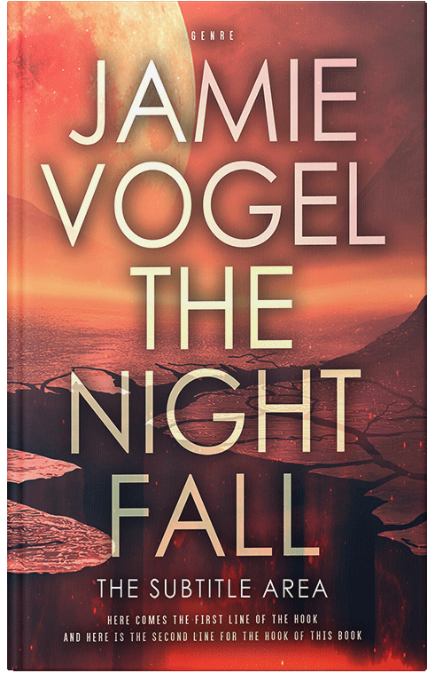 Front view of Premade Science Fiction Book Cover - Sanguine Brown