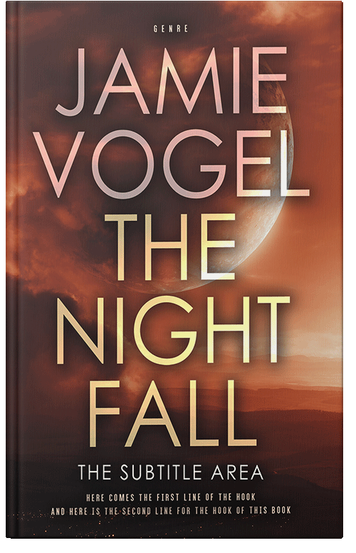 Front view of Premade Science Fiction Book Cover - Cork