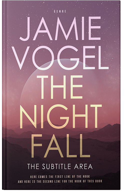 Front view of Premade Science Fiction Book Cover - Copper Rose