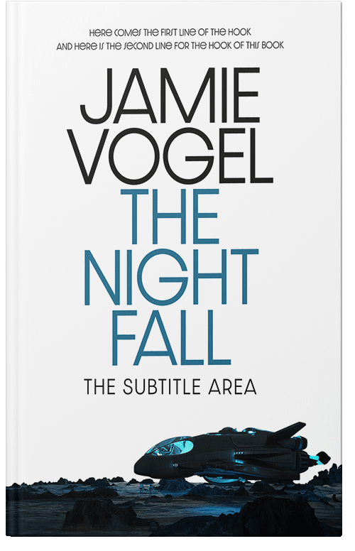 Front view of Premade Science Fiction Book Cover - Black Haze