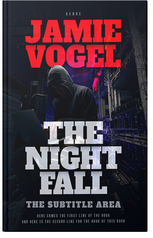 Front view of Premade Science Fiction Book Cover - Ebony