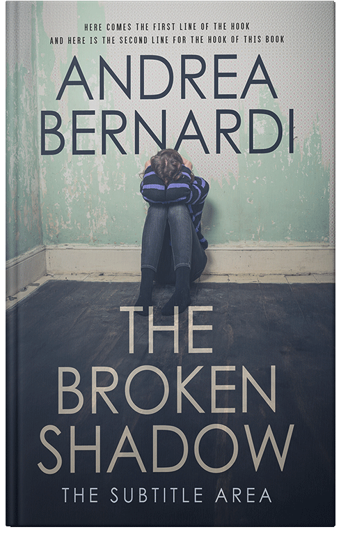 Front view of Premade Teen & Young Adult Book Cover - Oxford Blue