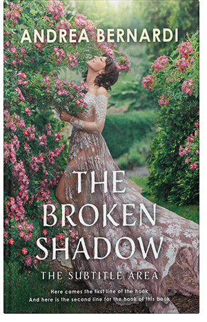 Premade Book Cover Gray Asparagus