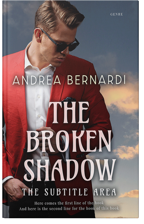 Front view of Premade Romance Book Cover - Thunder