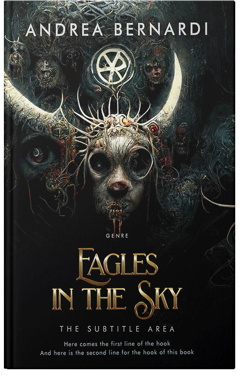 Front view of Premade Fantasy Book Cover - Woodsmoke