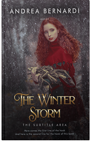 Premade Book Cover Cocoa Brown