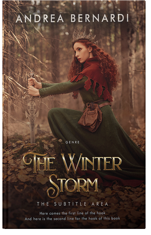 Front view of Premade Fantasy Book Cover - Cedar
