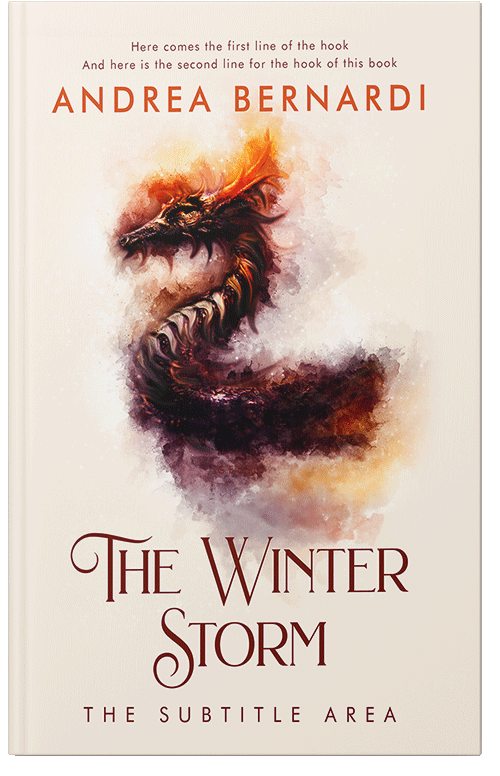 Front view of Premade Fantasy Book Cover - Linen