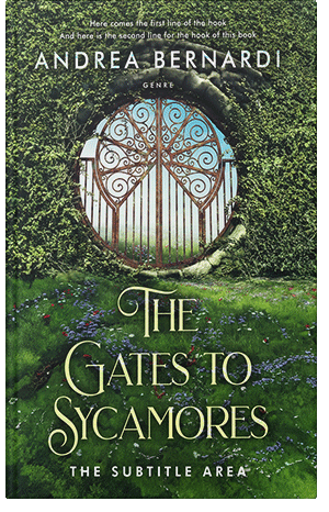 Pre Made Book Cover Green Kelp