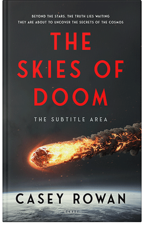 Pre Made Book Cover Burning Sand