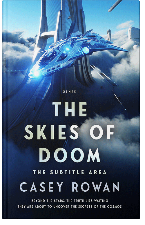 Front view of Premade Science Fiction Book Cover - Ziggurat