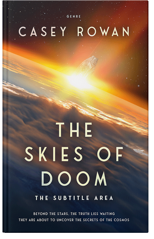 Front view of Premade Apocalyptica Book Cover - Thunder