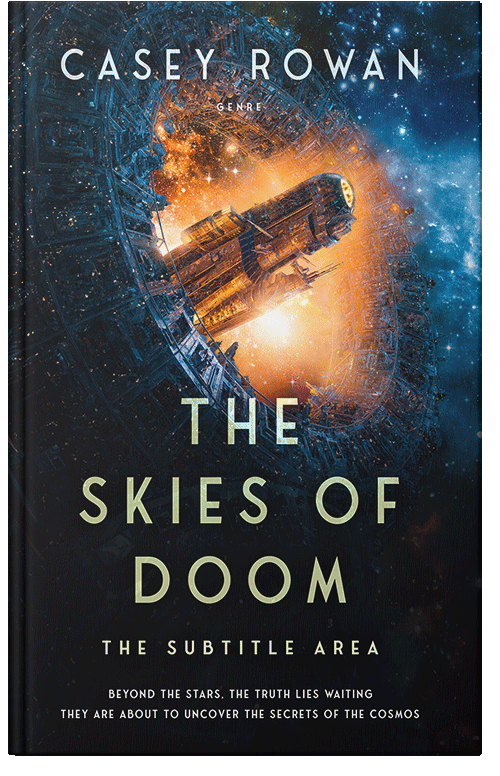 Front view of Premade Science Fiction Book Cover - Whiskey