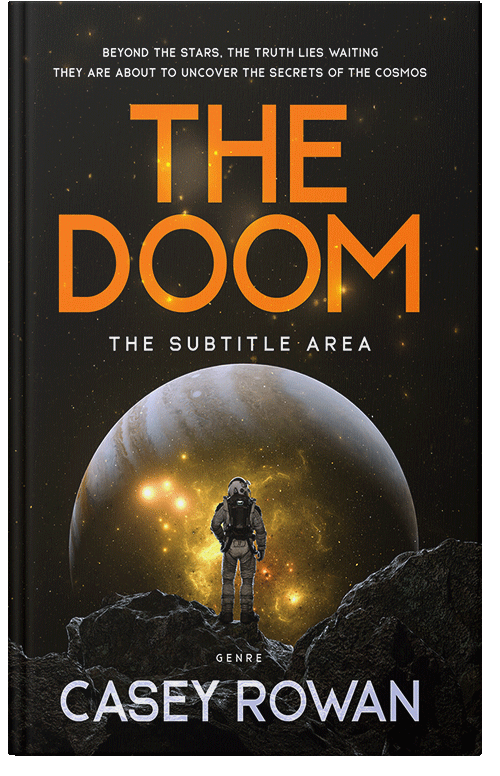 Front view of Premade Science Fiction Book Cover - Di Serria