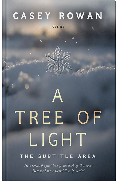 Front view of Premade Literary Fiction Book Cover - Shuttle Gray #31894 | BookCoverZone