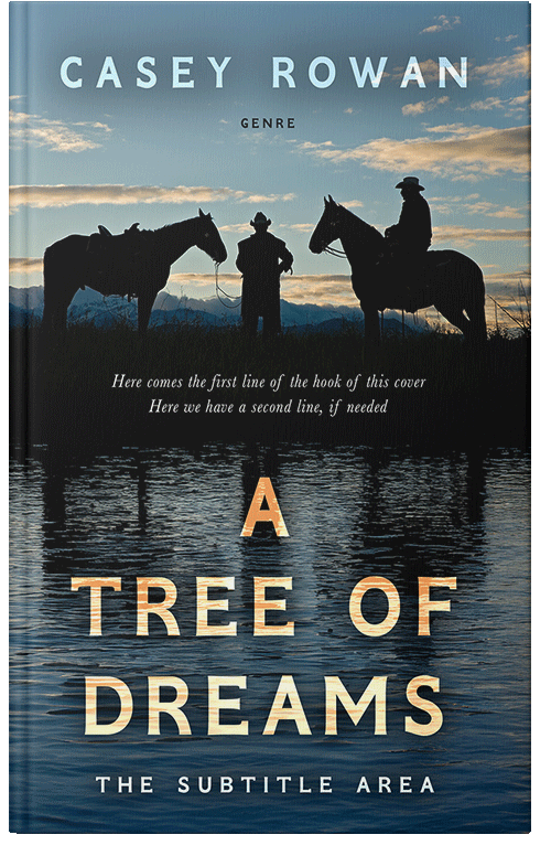 Front view of Premade Action & Adventure Book Cover - Unknown