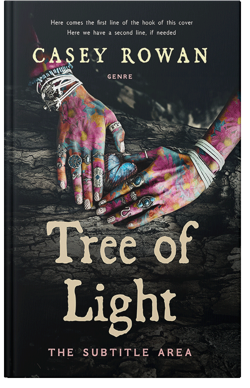 Front view of Premade Nature Book Cover - Rodeo Dust