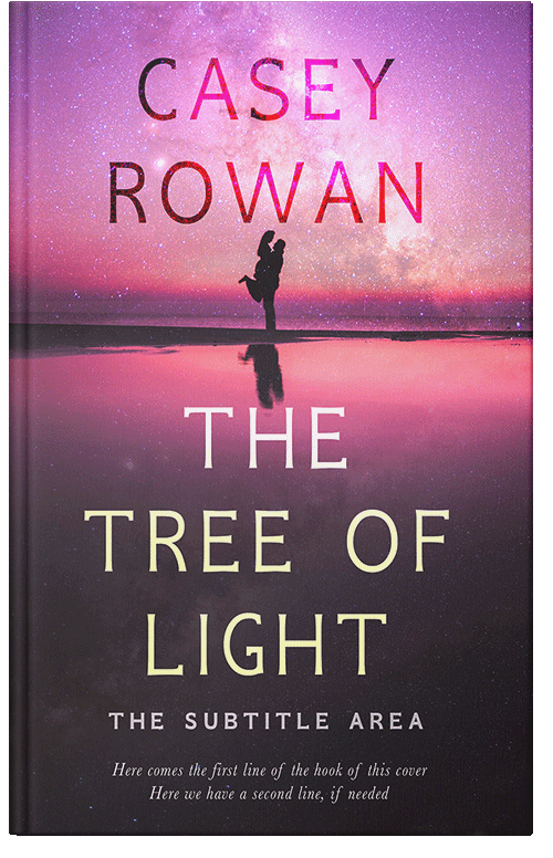 Front view of Premade Romance Book Cover - Hopbush