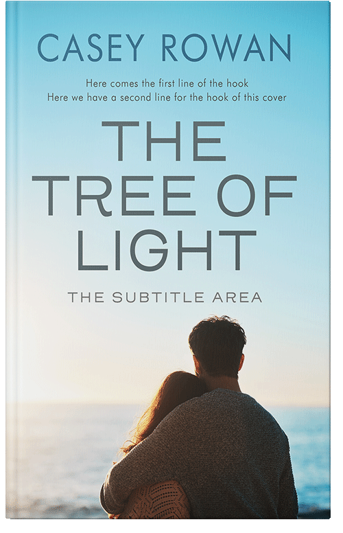 Front view of Premade Romance Book Cover - Swans Down