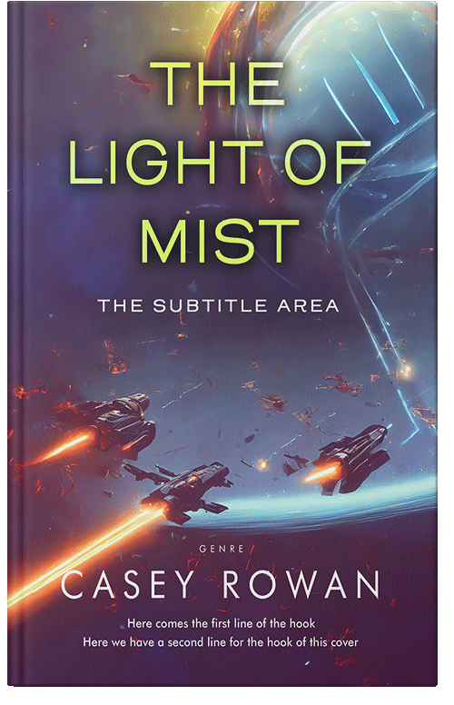 Front view of Premade Science Fiction Book Cover - Mulled Wine