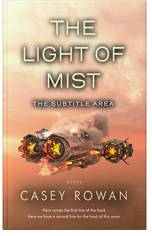 Premade Book Cover Tan