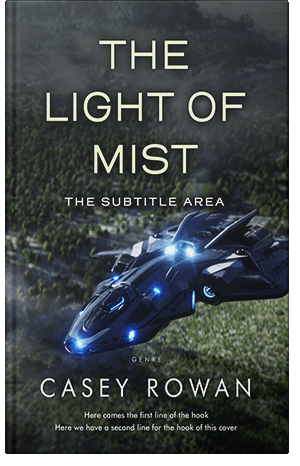 Premade Book Cover Outer Space