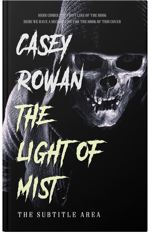 Front view of Premade Horror Book Cover - Moon Mist