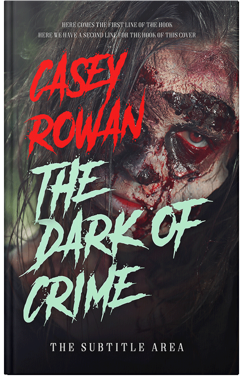 Front view of Premade Horror Book Cover - Eunry