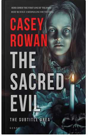 Pre Made Book Cover Puce