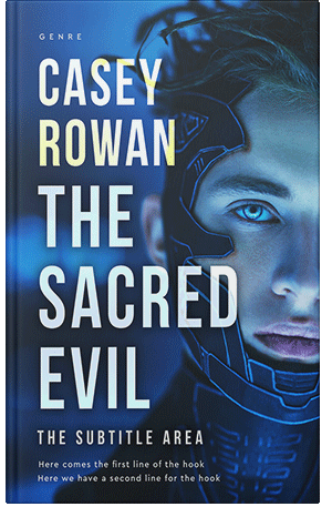 Premade Book Cover Nile Blue