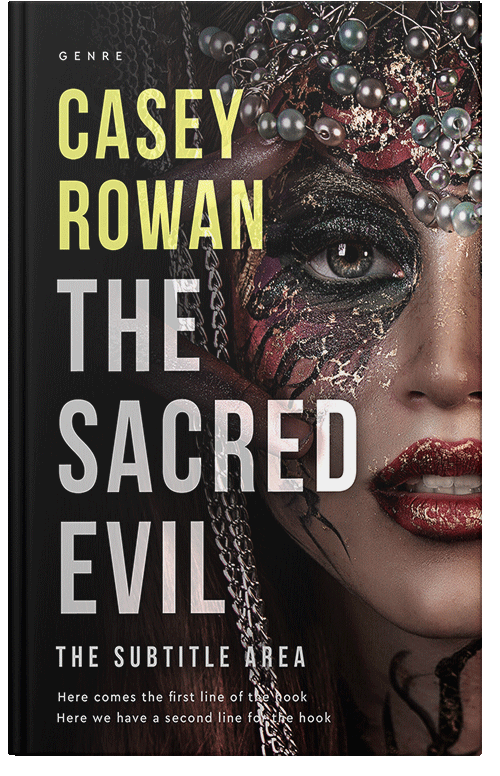 Front view of Premade Fantasy Book Cover - Chino