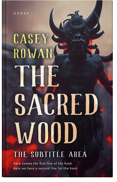 Front view of Premade Fantasy Book Cover - Cameo