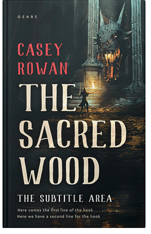 Pre Made Book Cover Cameo