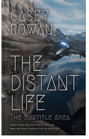 Premade Book Cover Shark