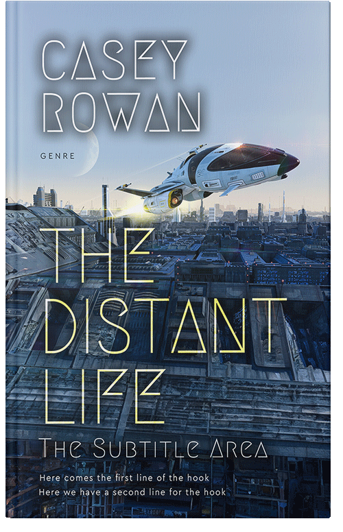 Front view of Premade Science Fiction Book Cover - Cloud Burst