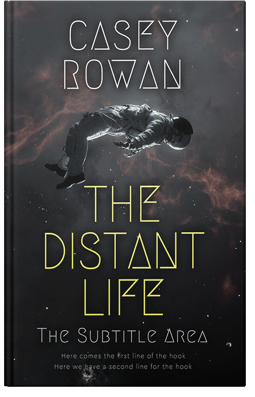 Front view of Premade Science Fiction Book Cover - Shark