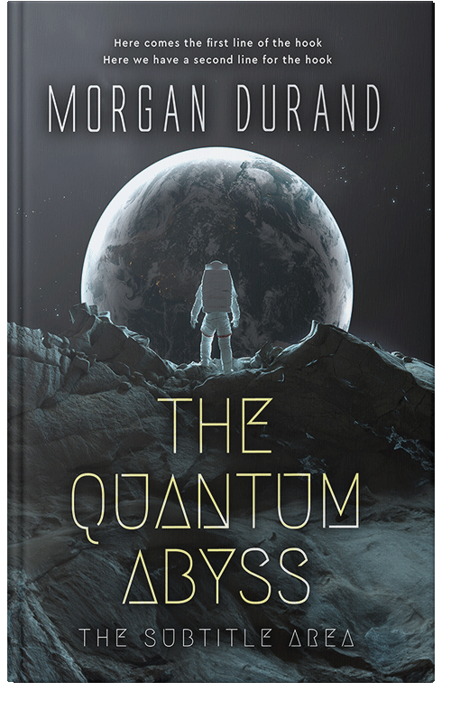 Front view of Premade Science Fiction Book Cover - Outer Space