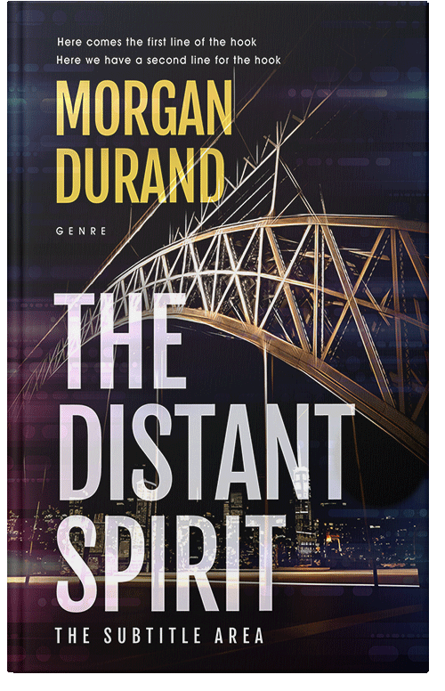 Front view of Premade Mystery & Thriller & Suspense Book Cover - Akaroa