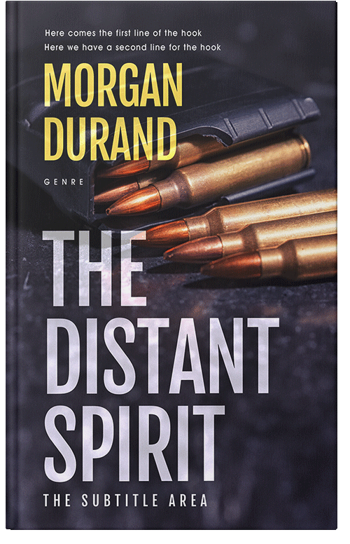 Front view of Premade Mystery & Thriller & Suspense Book Cover - Akaroa