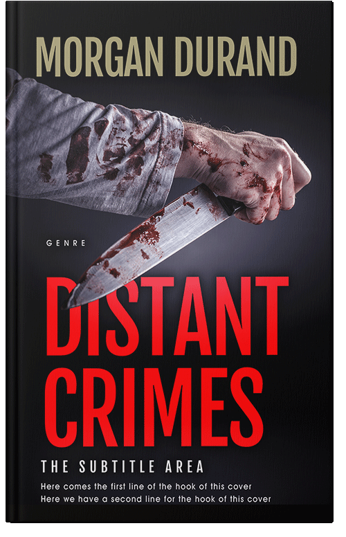 Front view of Premade Mystery & Thriller & Suspense Book Cover - Roman