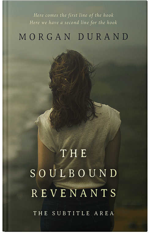 Front view of Premade Literary Fiction Book Cover - Kelp