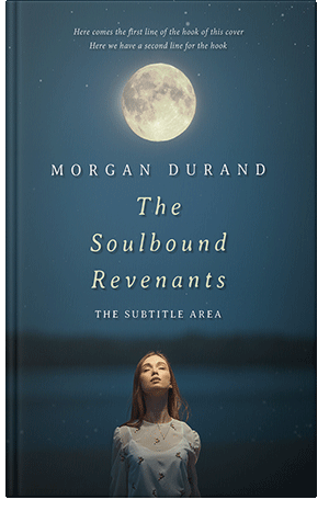 Pre Made Book Cover Blue Dianne